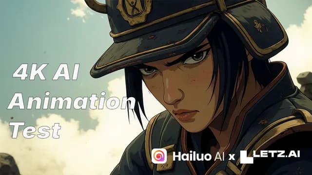 4k AI Animation Test - Huiluo x LetzAI