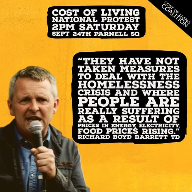 24 Sept 2022 - Protest: Cost of Living Crisis