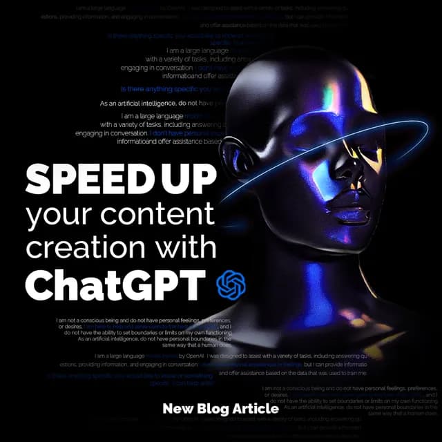 Speed up your content creation with ChatGPT