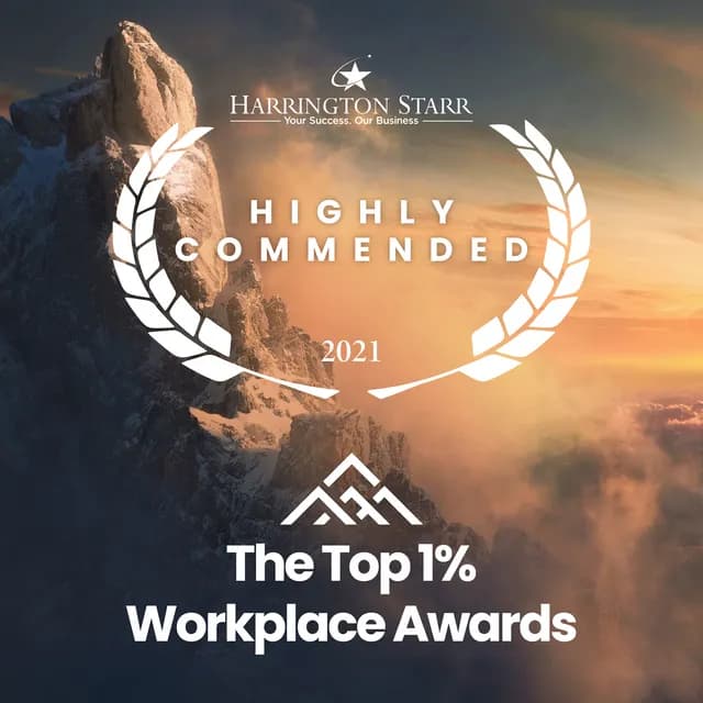 Leading Point is Highly Commended in Harrington Starr’s Top 1% Workplace Awards
