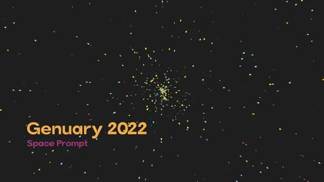 How I Made the Artwork for the Space Prompt | Genuary 2022 | Generative Art | Tutorial