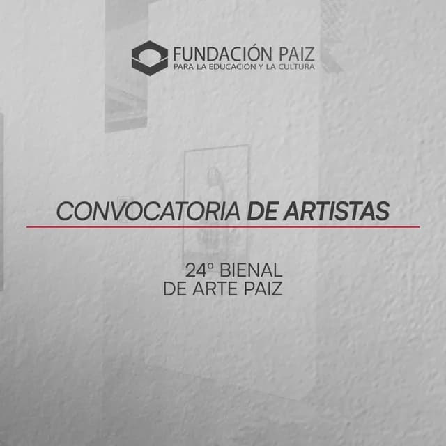 CONVOCATORIA DE ARTISTAS