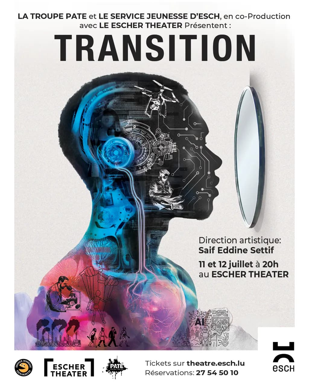 🎫 Tickets pour le théâtre "TRANSITION"