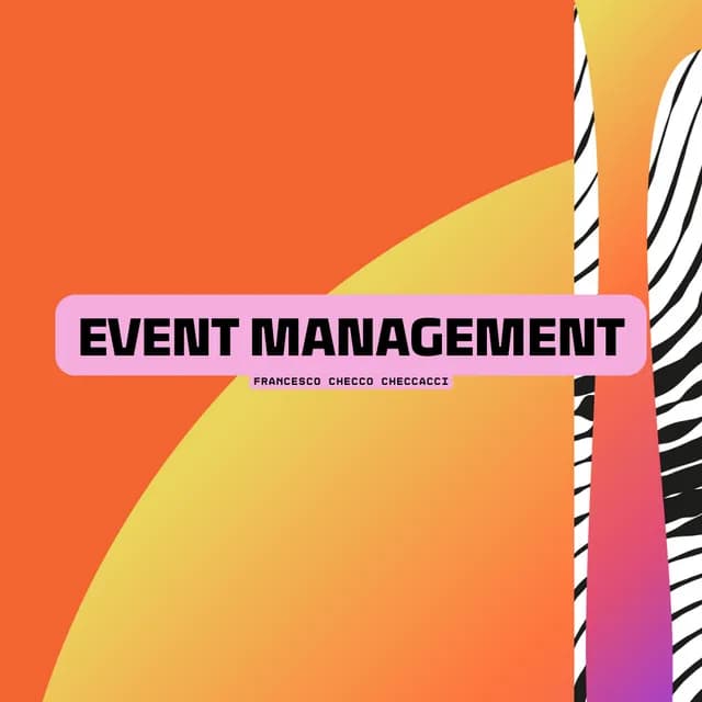 Corso di Event Management