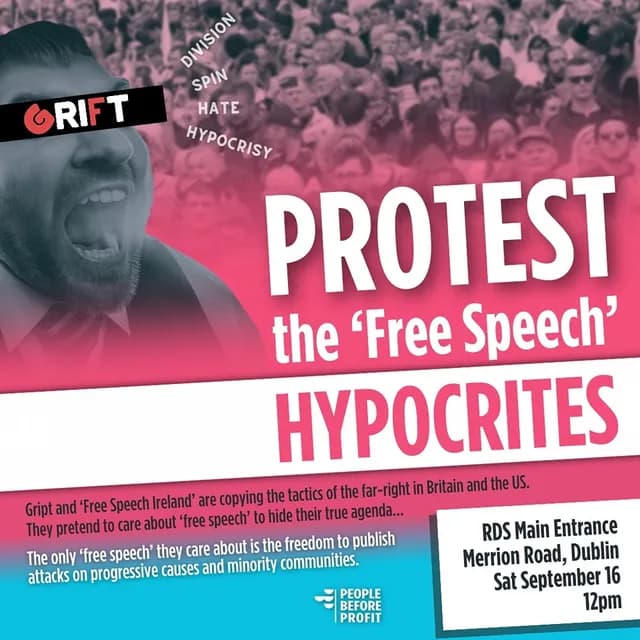 Protest the Free Speech Hypocrites!