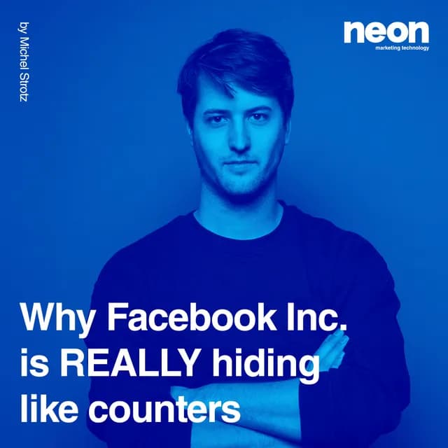 Why Facebook Inc. is really hiding like counters.